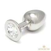 Rosebuds Luxe Stainless Steel XL Jeweled Anal Plug Butt Plugs